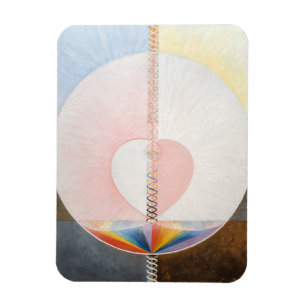 The Dove, No. 1, Hilma af Klint, Heart  Magnet