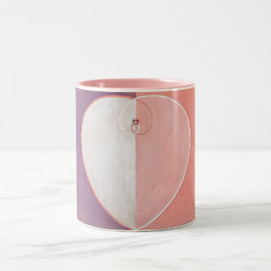 The Dove, No.2. by Hilma af Klint Two-Tone Coffee Mug