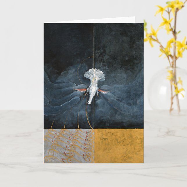 The Dove, No 5 | Hilma af Klint Card (Yellow Flower)