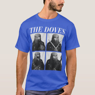 The Doves Rockers Funny Animals Rock Music Emo Pun T-Shirt