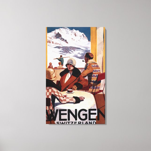 The Downhill Club Promotional Poster Canvas Print (Front)