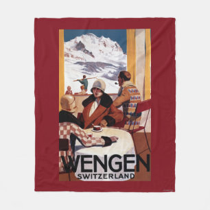 The Downhill Club Promotional Poster Fleece Blanket