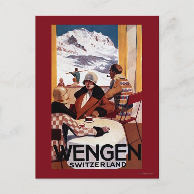 The Downhill Club Promotional Poster Postcard (Front)