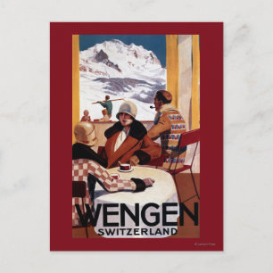 The Downhill Club Promotional Poster Postcard