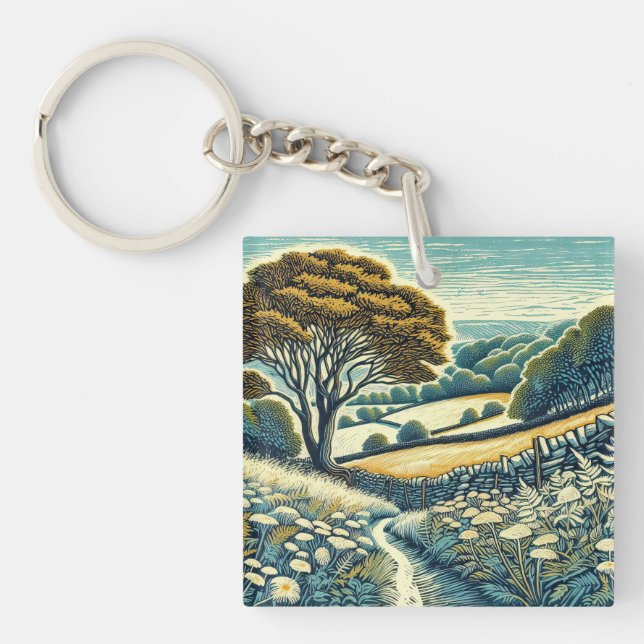 The Downs Key Ring (Front)