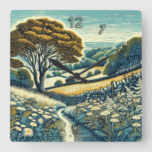 The Downs Square Wall Clock