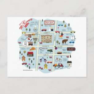 The Downtown McKinney Texas postcard