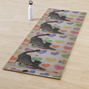 The Downward Cat Yoga Mat  (1 Sided)