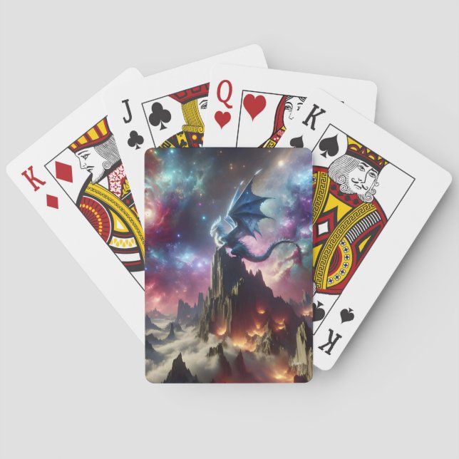 The Dragon and The Stars Playing Cards (Back)