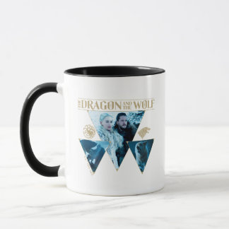 The Dragon and The Wolf Daenerys & Jon Graphic Mug