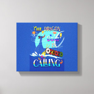 The Dragon Boat Is Calling Canvas Print