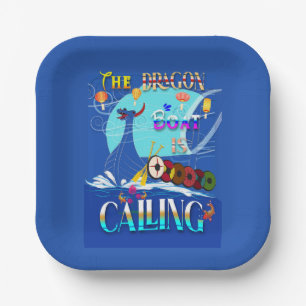 The Dragon Boat Is Calling Paper Plate
