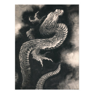 The Dragon by Katsushika Hokusai Photo Print