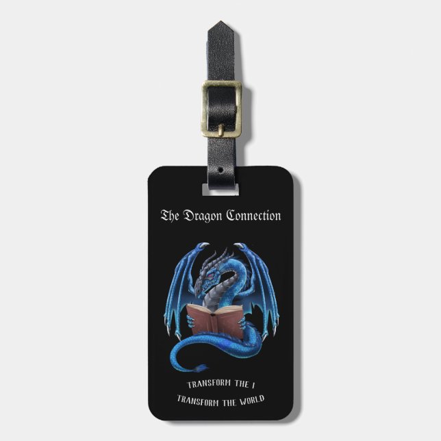The Dragon Connection Luggage Tag (Front Vertical)