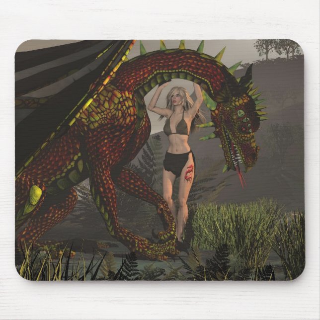 The Dragon Keeper Mouse Mat (Front)
