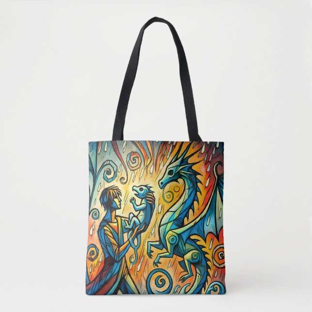 the dragon keeper tote bag (Front)