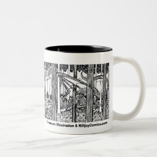 The Dragon Wood Two-Tone Coffee Mug
