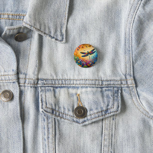The Dragonfly's Journey 3 Cm Round Badge