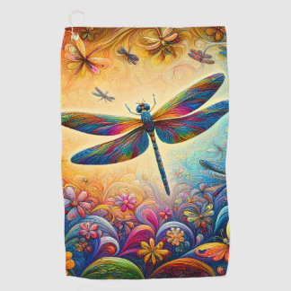 The Dragonfly's Journey Golf Towel