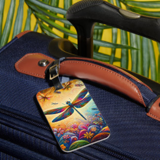 The Dragonfly's Journey Luggage Tag