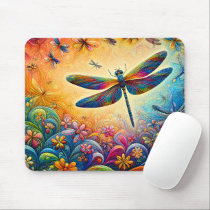 The Dragonfly's Journey Mouse Mat