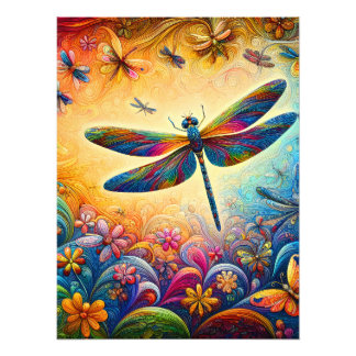 The Dragonfly's Journey Photo Print