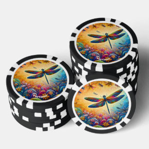 The Dragonfly's Journey Poker Chips
