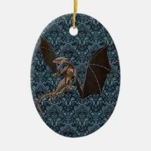 The Dragon's Lair Ceramic Tree Decoration