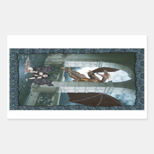 The Dragon's Lair Rectangular Sticker