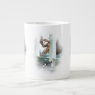 The Dragon's Lair Vignette Large Coffee Mug