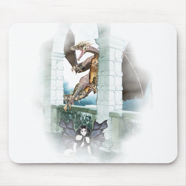 The Dragon's Lair Vignette Mouse Mat (Front)