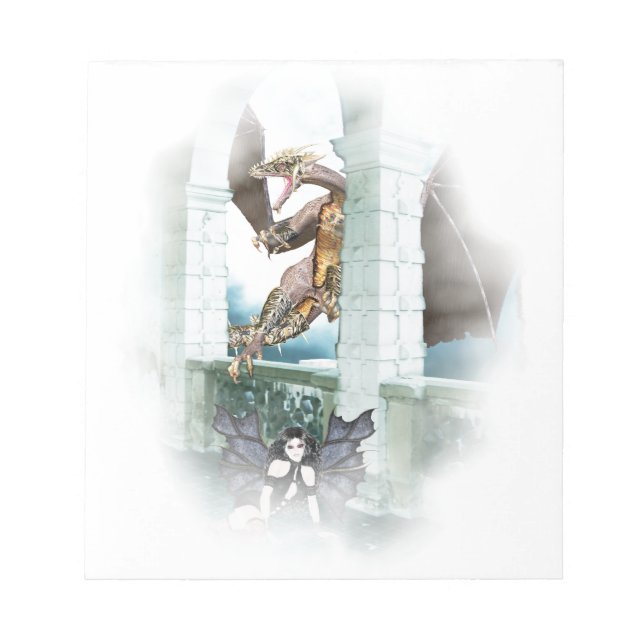 The Dragon's Lair Vignette Notepad (Front)