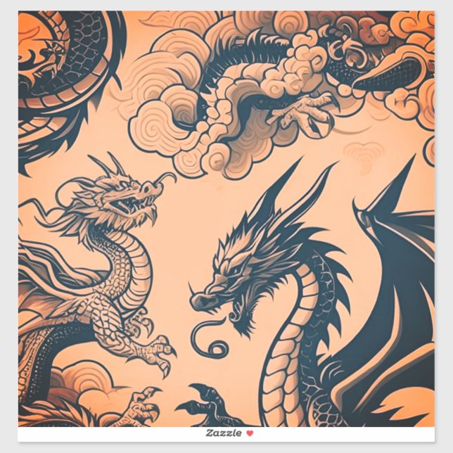 The Dragons War Orange Skies (Sheet)