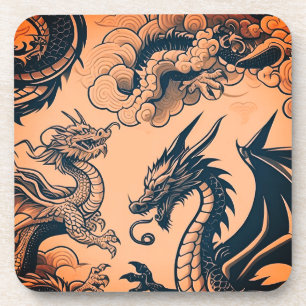 The Dragons War Orange Skies Coaster