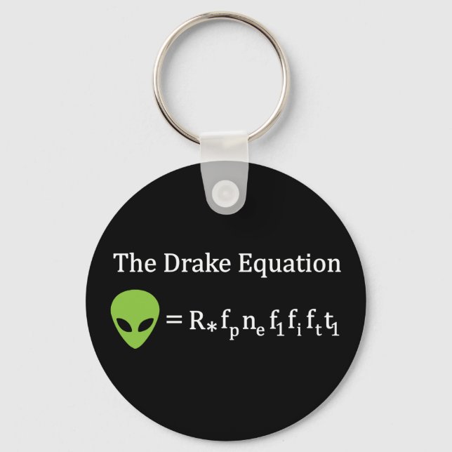The Drake Equation Key Ring (Front)