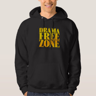 The Drama Free Zone Hoodie Black