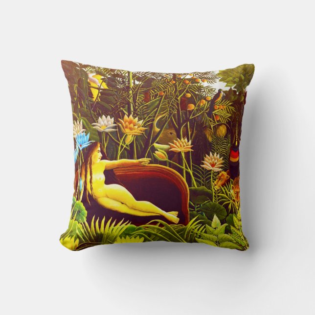 The Dream, by Henri Rousseau Cushion (Front)