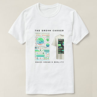 "The Dream Chaser" Vibrant Abstract Design T-Shirt