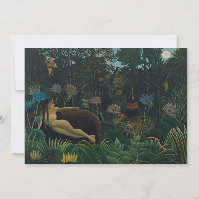 The Dream (Le Reve Exotique) by Henri Rousseau (Front)