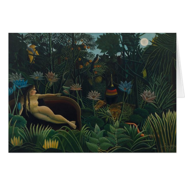 The Dream (Le Reve Exotique) by Henri Rousseau (Front Horizontal)