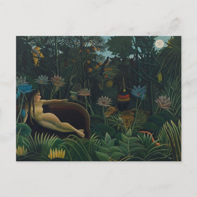 The Dream (Le Reve Exotique) by Henri Rousseau Postcard (Front)