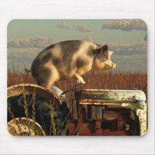 The Dream of a Pig Mouse Mat