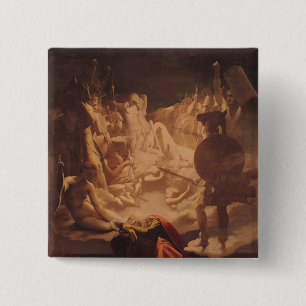 The Dream of Ossian, 1813 15 Cm Square Badge
