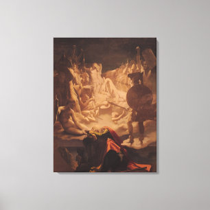 The Dream of Ossian, 1813 Canvas Print