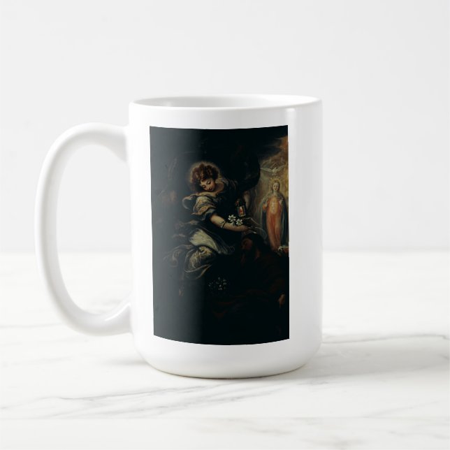 The Dream of Saint Joseph Divine Revelation Coffee Mug (Left)