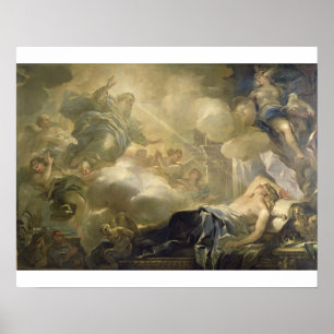 The Dream of Solomon, c.1693 (oil on canvas) Poster