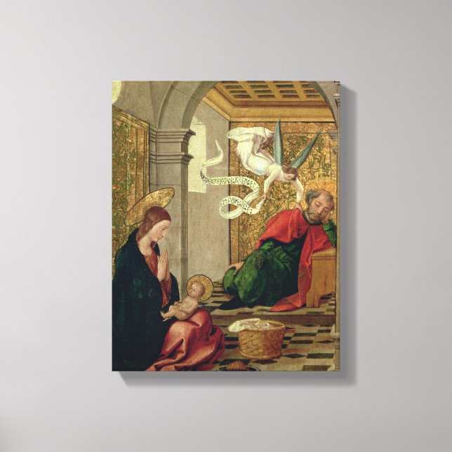 The Dream of St. Joseph, c.1535 Canvas Print (Front)