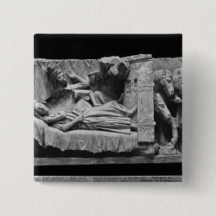 The dream of the Magi, from the Cathedral 15 Cm Square Badge