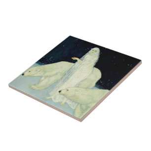 The Dreamer of Dreams: White, Glistening & Shining Tile