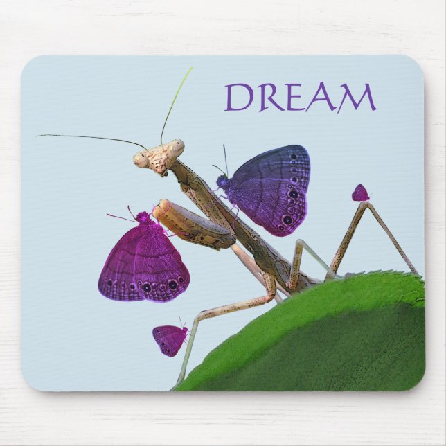The Dreaming Mantis Mouse Mat (Front)